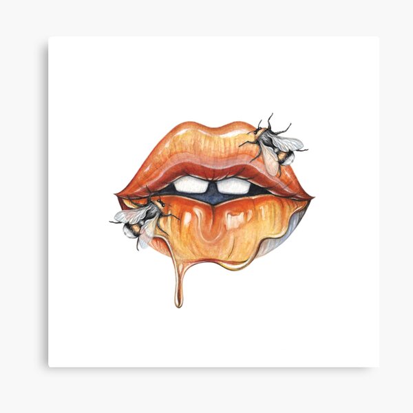 Louis Vuitton Lip Drip Canvas - BlissfulJess - Paintings & Prints