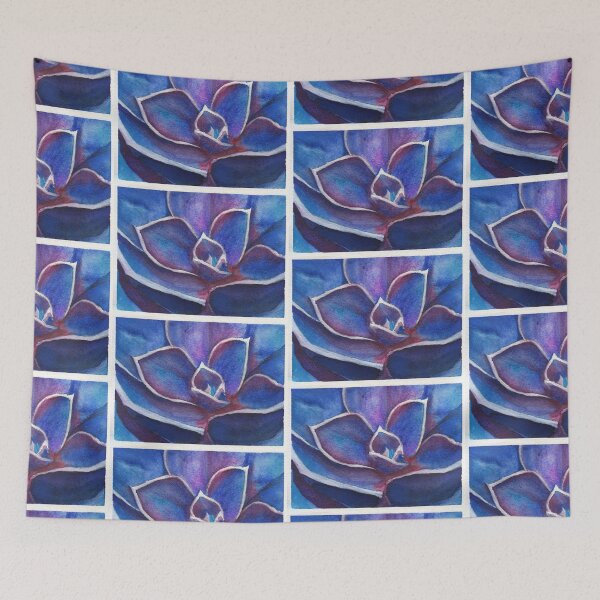 Item preview, Succulent in Granulating Watercolor designed and sold by The Elderberry Blossom.
