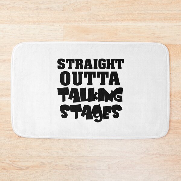 Item preview, Straight Outta Talking Stages Funny Dating Quote designed and sold by Sonatablue.