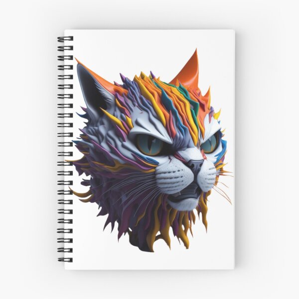 Item preview, Roaring Cat Head in Hyperdetailed 3D Splash Art designed and sold by MediaPOX.