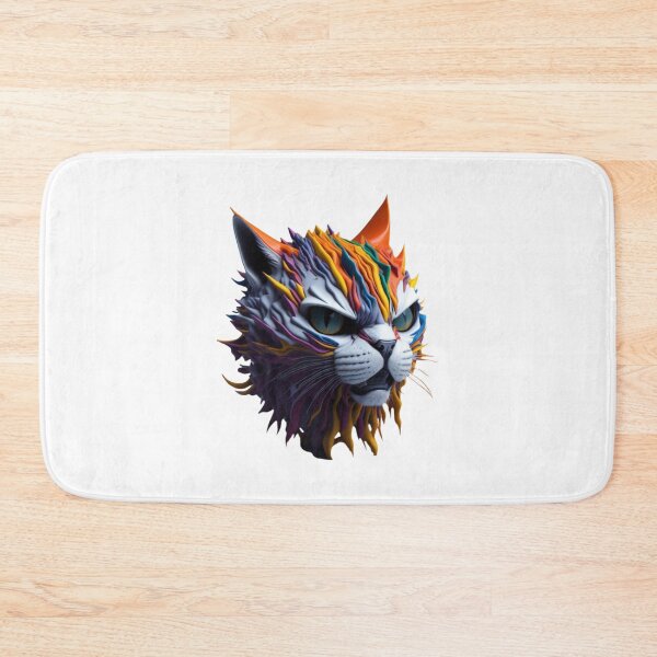 Item preview, Roaring Cat Head in Hyperdetailed 3D Splash Art designed and sold by MediaPOX.
