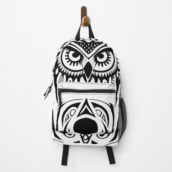 Item preview, Owl tribal mandala tattoo designed and sold by HappyTrippy.