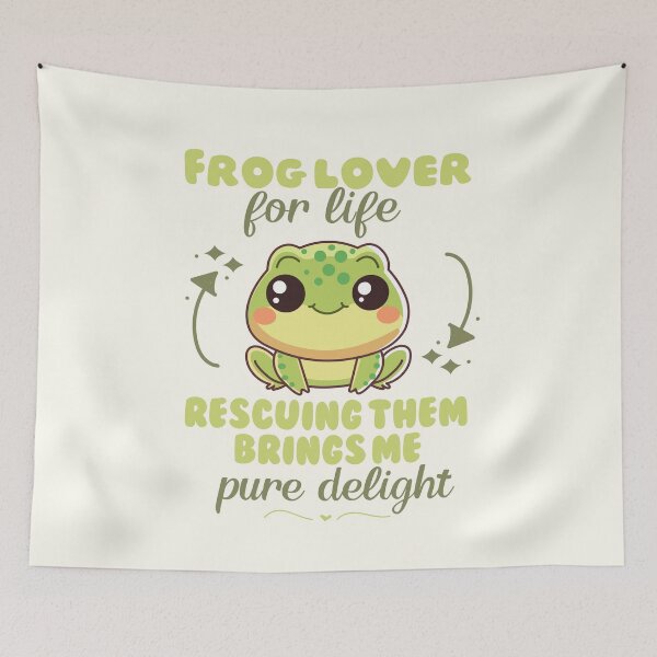 Item preview, Frog Lover for Life - Rescuing Them Brings Me Delight designed and sold by TrippyHistory.