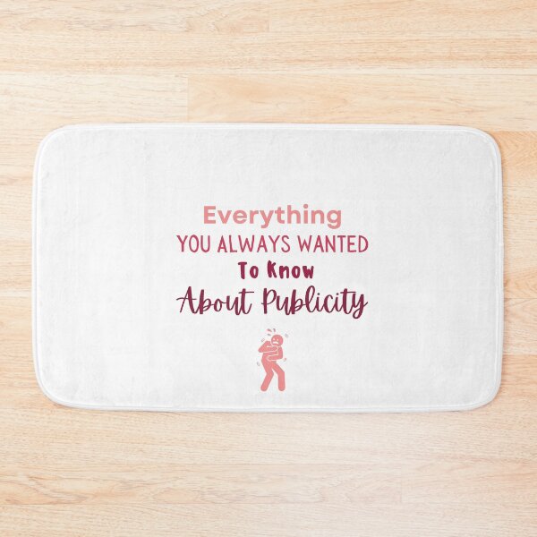 Item preview, Everything You Always Wanted To Know About Publicity designed and sold by erion-store.