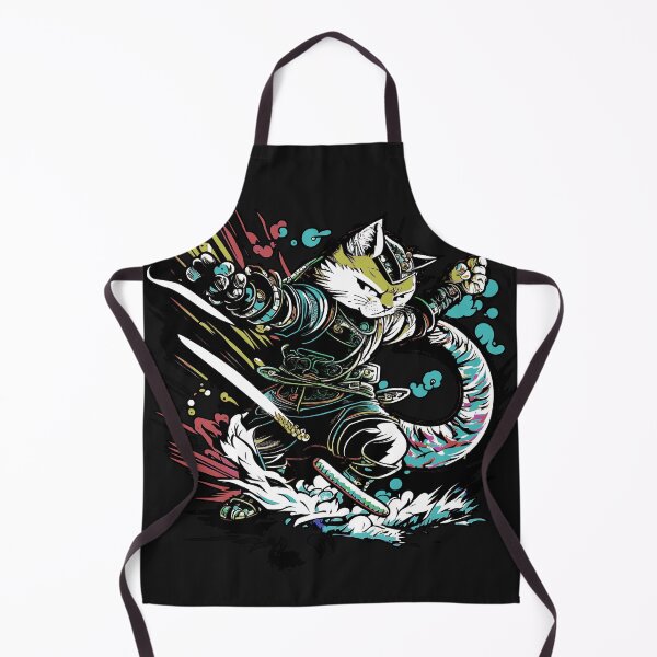 Item preview, Samurai Cat Warrior designed and sold by SasukiMedia.
