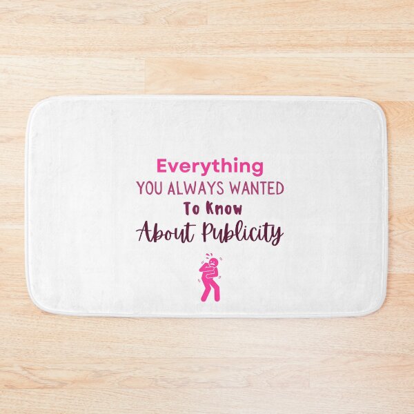 Item preview, Everything You Always Wanted To Know About Publicity designed and sold by erion-store.
