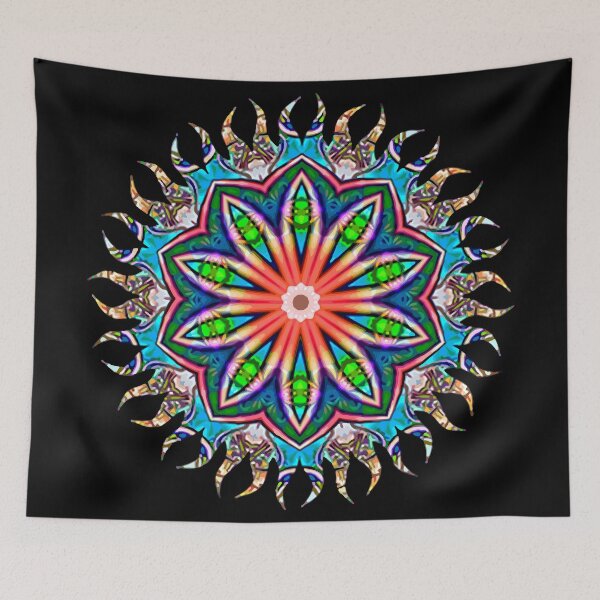 Item preview, Mandala Flower Motif designed and sold by dholland57.