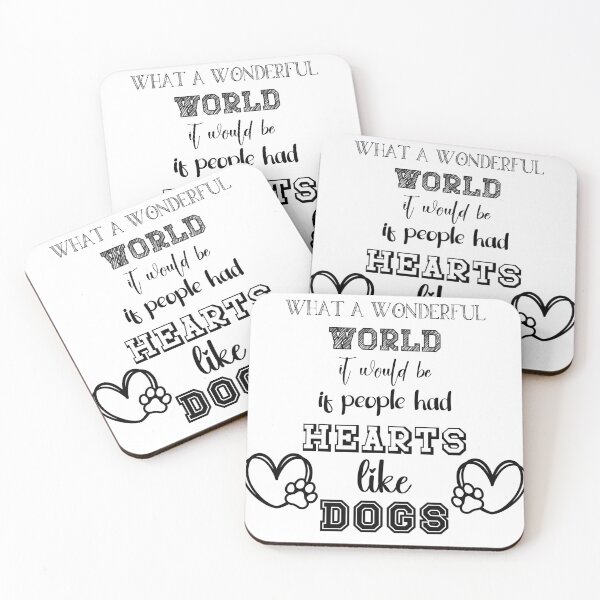 Item preview, "If people had hearts like dogs" - lovely quote about dogs designed and sold by Jenson Major.