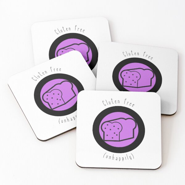 Item preview,  Gluten free (unhappily) - purple  designed and sold by jechaiyells.