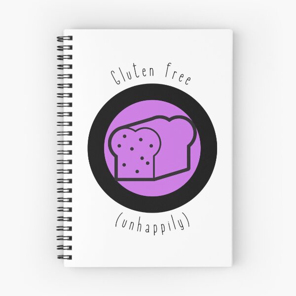 Item preview, Gluten free (unhappily) - purple designed and sold by jechaiyells.