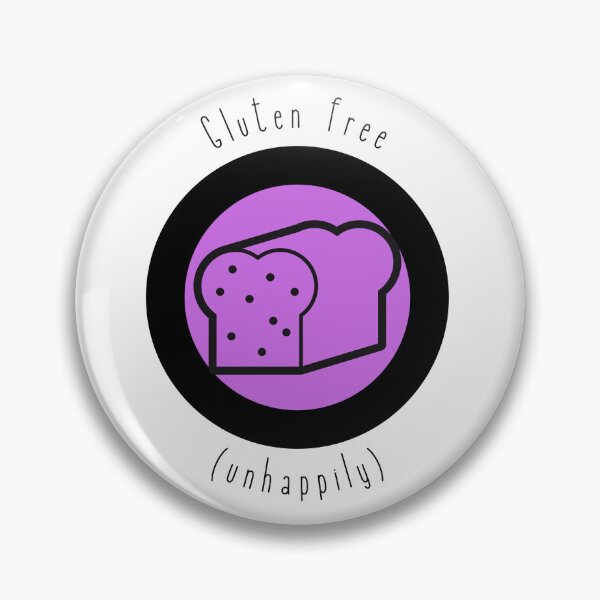 Item preview,  Gluten free (unhappily) - purple  designed and sold by jechaiyells.