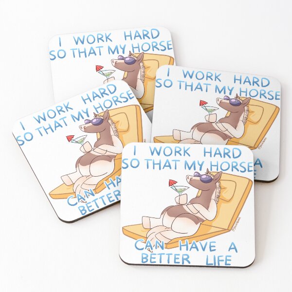 Item preview, My Horse Can Have A Better Life designed and sold by mochibuniart.