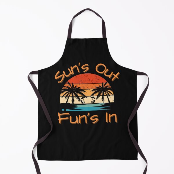 Item preview, Sun's Out Fun's In Summer Sunset Circle Vintage Colorful Design designed and sold by EarthArtDesigns.