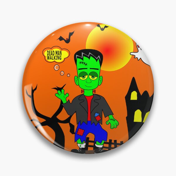 Artikelvorschau, Lustiges Halloween-Karikatur-grünes Monster, das Illustration geht entworfen und verkauft von Tannassie.
