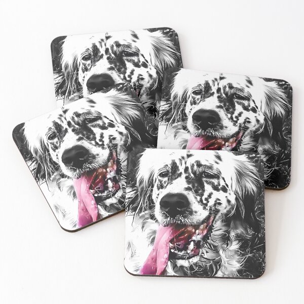 Item preview, English Setter KISS tongue Gene Simmons style t-shirt designed and sold by setterman1984.