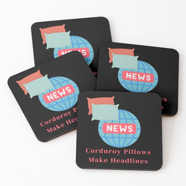 Item preview, Corduroy Pillows Make Headlines designed and sold by AlpacaSmokes.