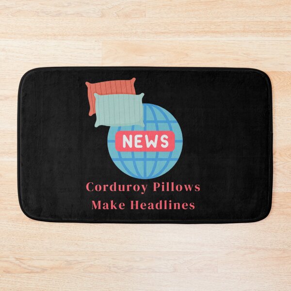 Item preview, Corduroy Pillows Make Headlines designed and sold by AlpacaSmokes.