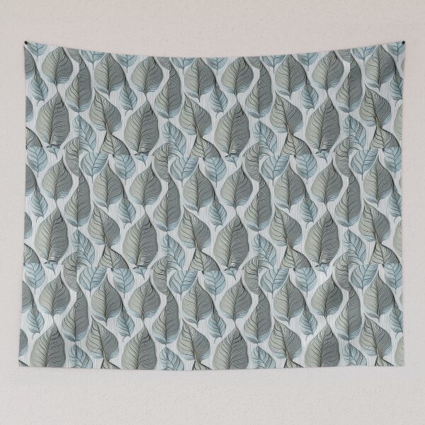 Item preview,  Gray Elm leaf patterrn design seamless repeat designed and sold by maninfire.