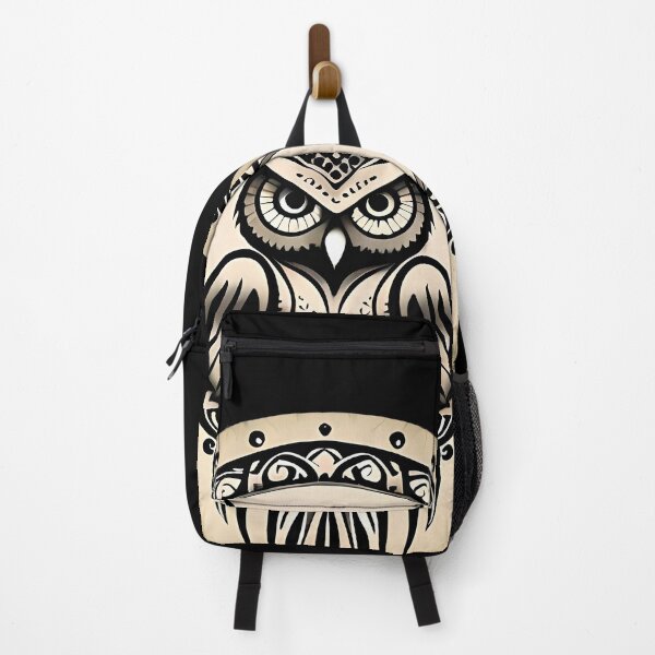 Item preview, Owl tribal mandala tattoo designed and sold by HappyTrippy.