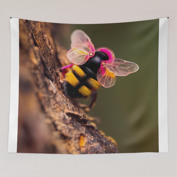 Item preview, The Bee's fairy disguise - Midjourney AI and photography blend designed and sold by fizzribbit.