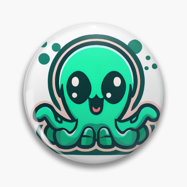 Item preview, Cute Kawaii Chibi Sticker: Octopus designed and sold by Shelley Noel.