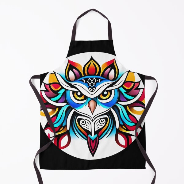 Item preview, Owl tribal mandala tattoo designed and sold by HappyTrippy.