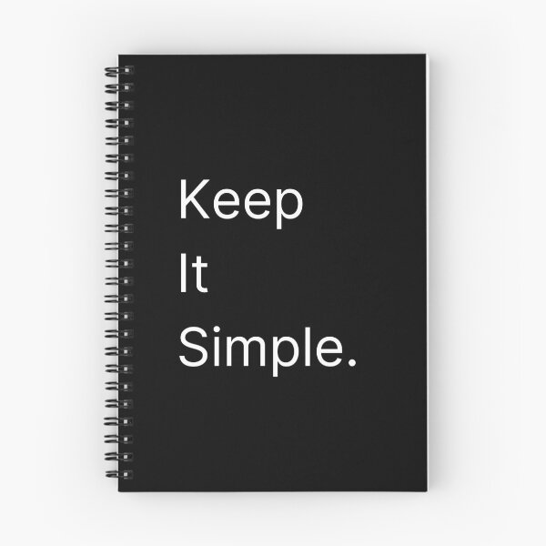 Item preview, Keep it simple designed and sold by QuotableCulture.