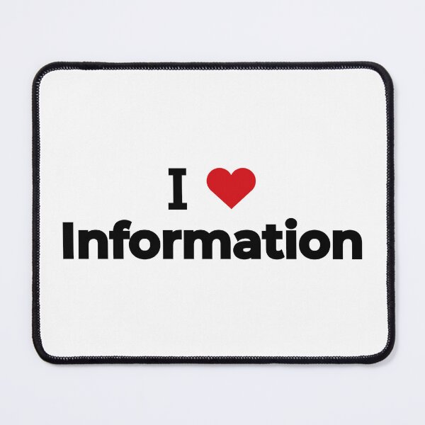 Item preview, I love Information designed and sold by Moyanana.
