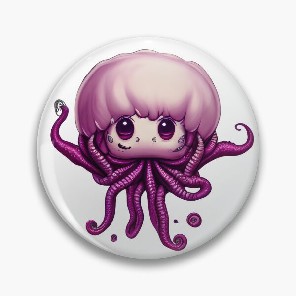 Item preview, Cute Kawaii Chibi Sticker: Octopus designed and sold by Shelley Noel.