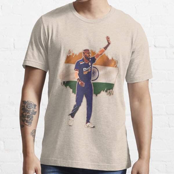 Hardik Pandya Trendy Men Round Neck T - Shirt .