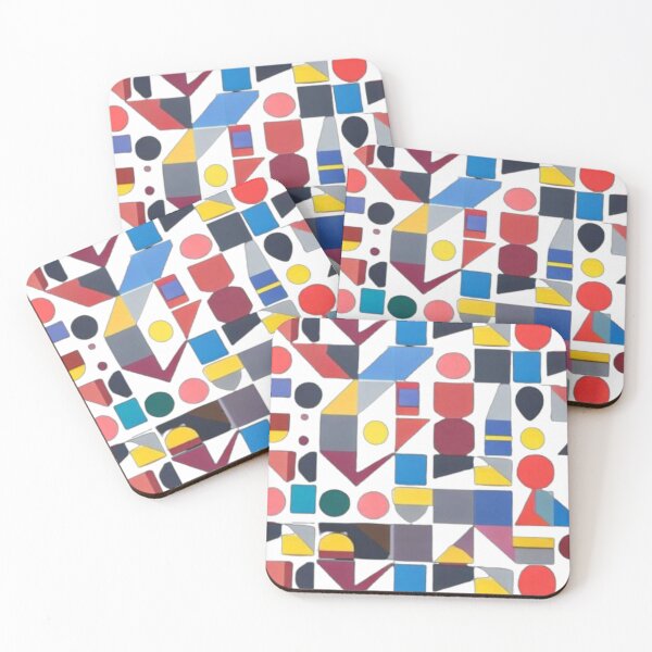 Item preview, geometric shapes of various colors cheerful colors  designed and sold by JaroDesign2023.