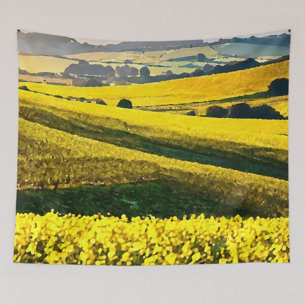 Item preview, rapeseed field designed and sold by Psychopeeet.