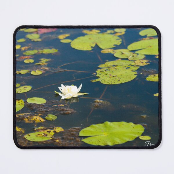 Item preview, White Lilly Pads of the Marsh designed and sold by brandi duhon.
