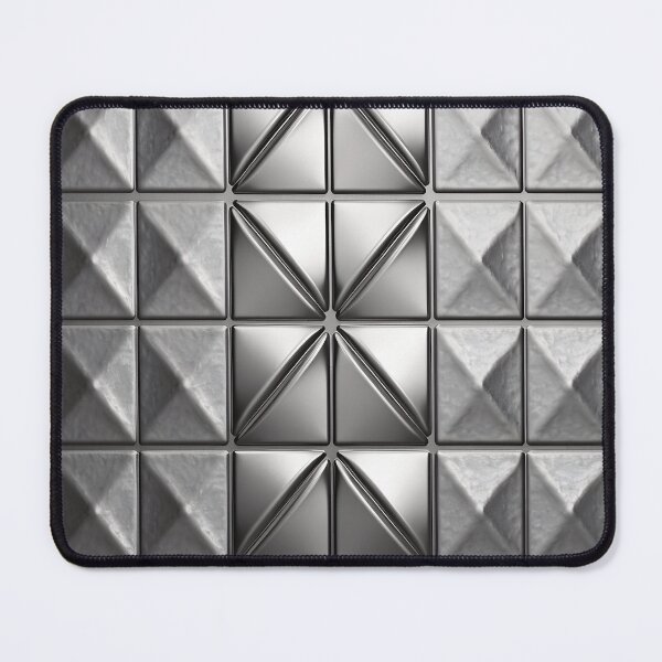 Item preview, Silver Mosaic Staggered Tiles designed and sold by PatternBestFan.