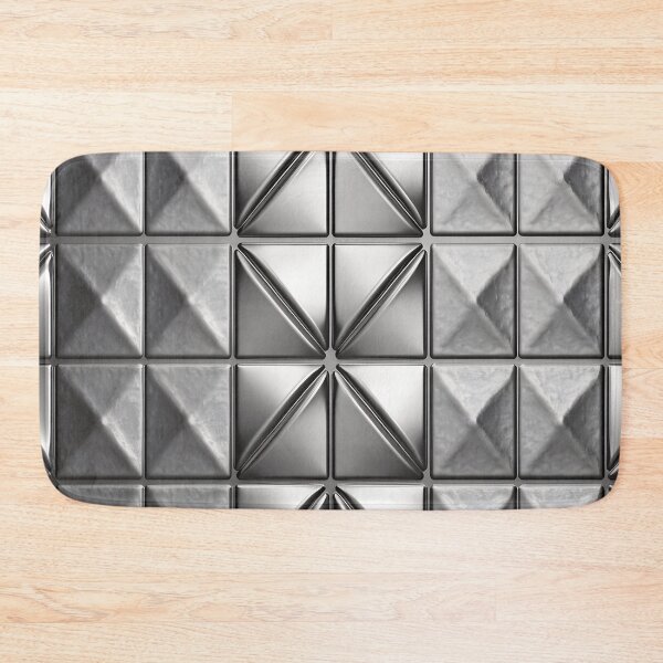 Item preview, Silver Mosaic Staggered Tiles designed and sold by PatternBestFan.