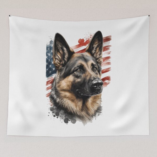 Item preview, Stars and Stripes Shepherd II designed and sold by flamini.