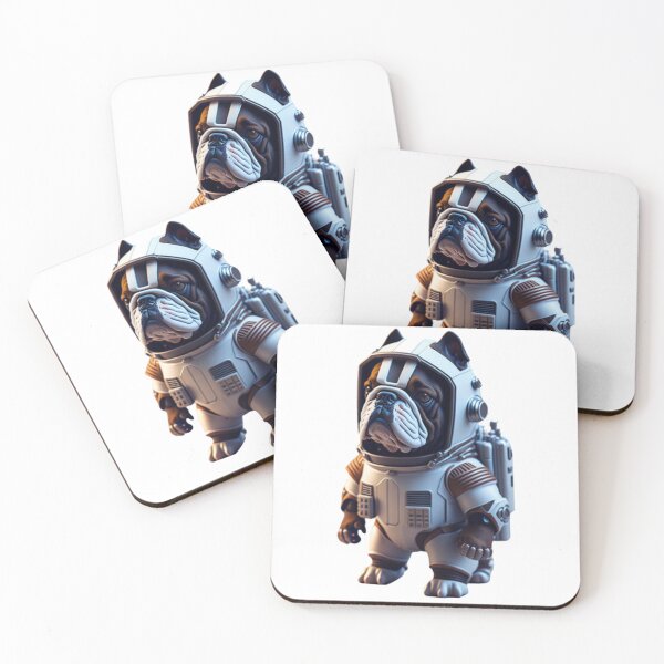 Item preview, Mini Hyperrealistic Futuristic Soldier Bulldog in Isometric View designed and sold by MediaPOX.