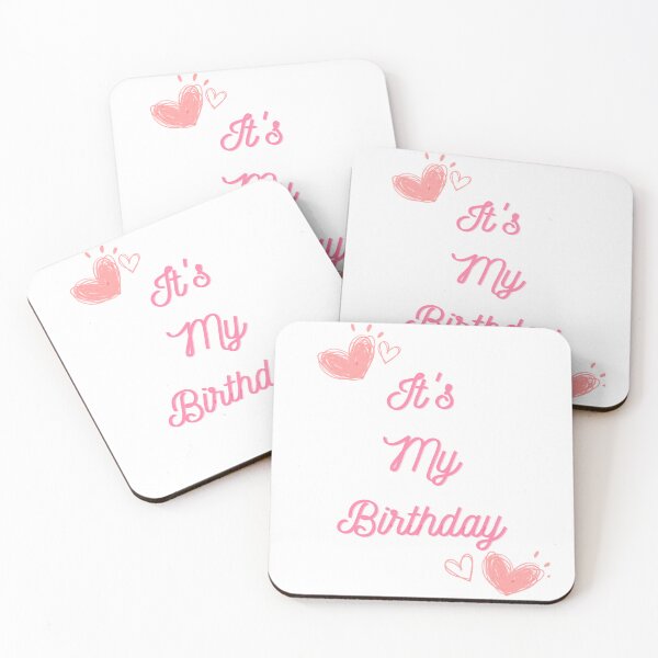 Item preview, It's My Birthday with Hearts  designed and sold by JettieDesignCo.