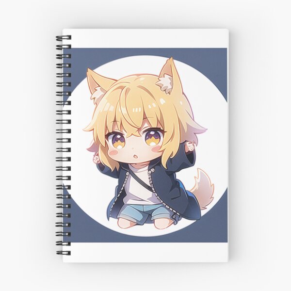 Item preview, A Beautiful Cute Chibi Dog Boy Sticker Very Kawaii designed and sold by HikariAtelier.