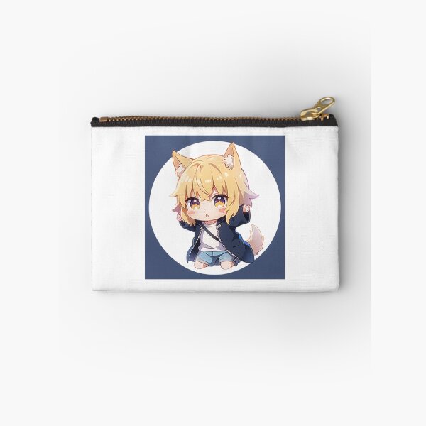 Item preview, A Beautiful Cute Chibi Dog Boy Sticker Very Kawaii designed and sold by HikariAtelier.