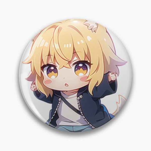 Item preview, A Beautiful Cute Chibi Dog Boy Sticker Very Kawaii designed and sold by HikariAtelier.