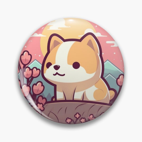 Item preview, Cherry Blossom Shiba  designed and sold by Mannyphy.