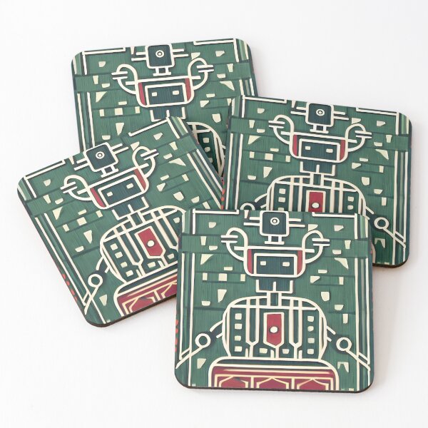 Item preview, Robot estilo secesión designed and sold by CRAFTER-MEDIA.