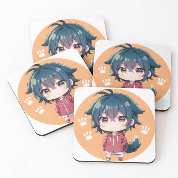 Item preview, A Beautiful Cute Chibi Dog Sticker Very Kawaii designed and sold by HikariAtelier.