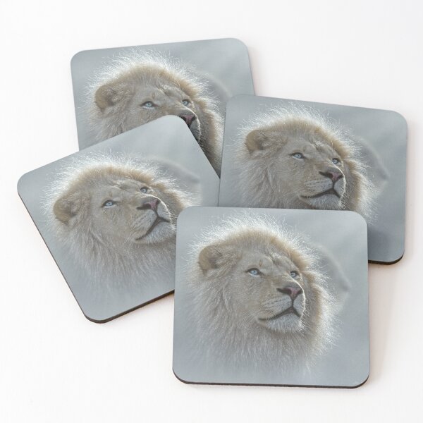 Item preview, White Lion Portrait designed and sold by Collin Bogle.