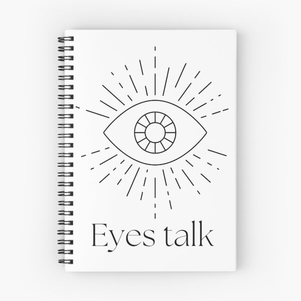 Item preview, Eyes talk designed and sold by QuotableCulture.