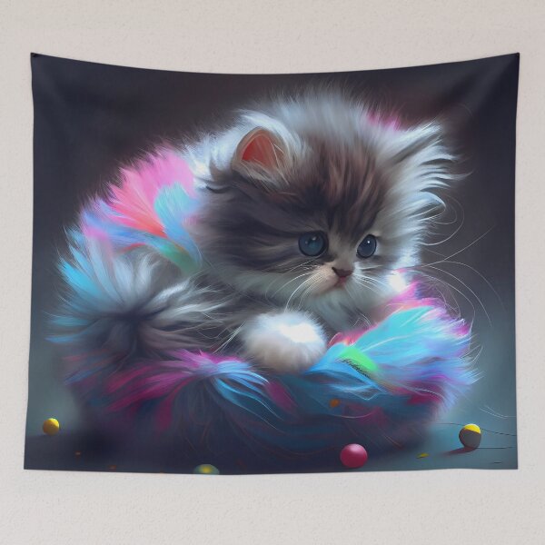 Item preview, Fluffy Kitten #6 designed and sold by Carmillai.