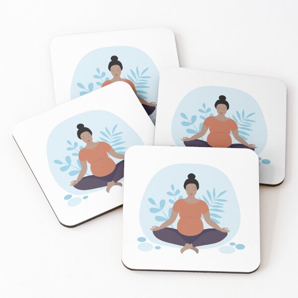 Item preview, Pregnant woman doing yoga designed and sold by MarleinWinter.