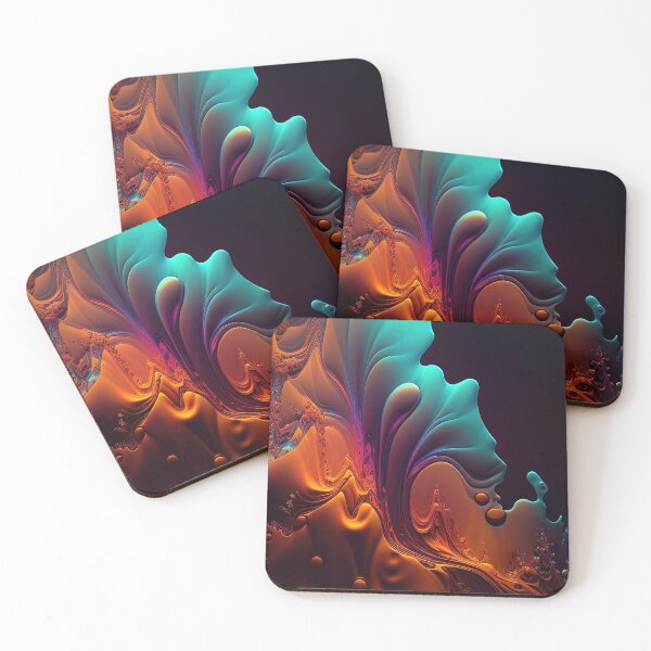 Item preview, Colorful acid ink splash designed and sold by RK - Shop.