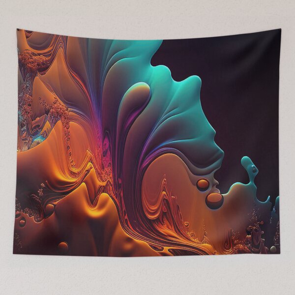 Item preview, Colorful acid ink splash designed and sold by RK - Shop.